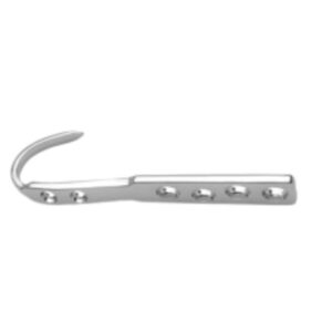 Plaque à crochet de 4.5 mm en inox