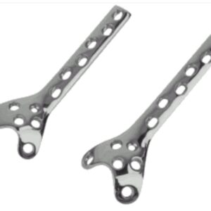 Plaque de contrefort condylienne en inox -droite et gauche