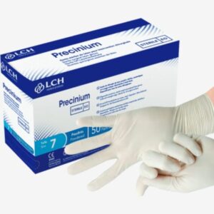 Gants en latex chirurgicaux pré-poudré