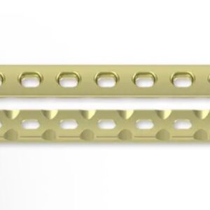 Plaque de compression à droit 7 trous 2.0 mm