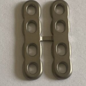 Plaque radius en H en titane