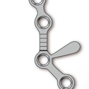 Arnett mini plaque 2.0 mm en forme de L 4 trous